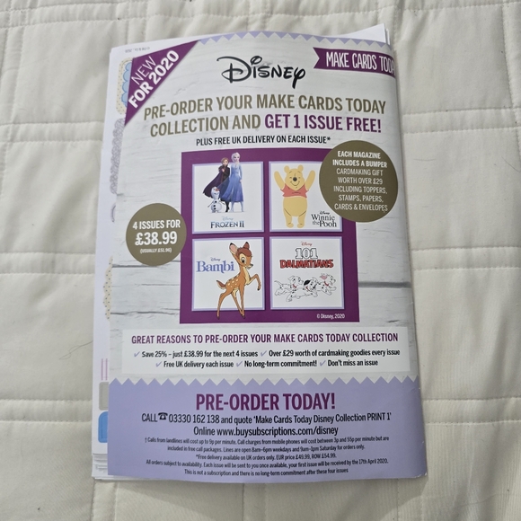 Peter Rabbit Card Making Magazine & Craft Kit Bundle - Picture 2 of 3